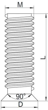 Stainless Steel Screw Structure Stainless Steel Screw Structure